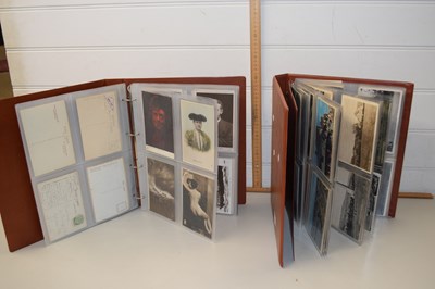 Lot 84 - Two assorted postcard albums