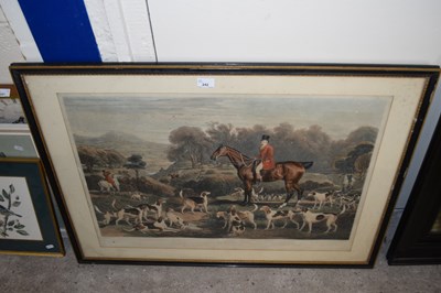 Lot 242 - Large hunting style print after James Ward RA...