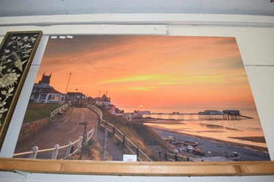 Lot 250 - Photographic print of Cromer on canvas