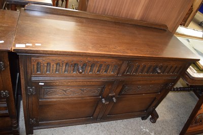 Lot 287 - Reproduction sideboard with two drawers and...