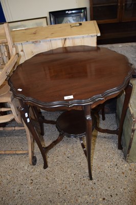 Lot 305 - Centre table with piecrust shaped top, approx...