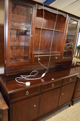 Lot 359 - Late 20th Century display cabinet with glazed...