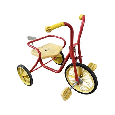 Lot 376 - A vintage Lew Ways Ltd tricycle, with Minnie...