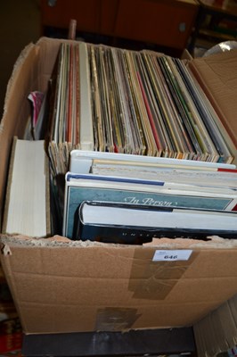 Lot 646 - Quantity of assorted LP's and hard back books