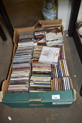 Lot 650 - Box of assorted CD's