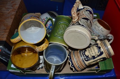 Lot 671 - Quantity of assorted beer steins and other mugs