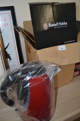 Lot 701 - A Russell Hobbs red kettle, new and boxed