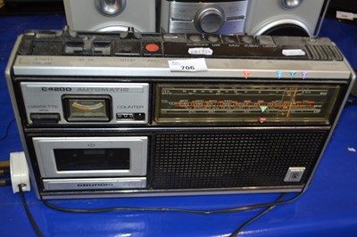 Lot 706 - Grundig C4200 cassette radio