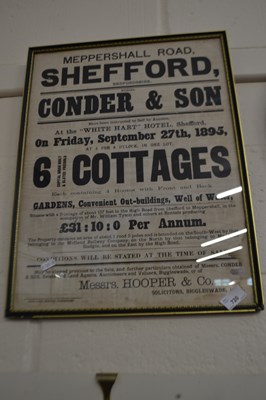 Lot 720 - Vintage advertising bill dated 1895