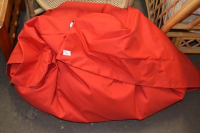 Lot 734 - Giant red beanbag