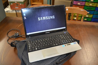 Lot 767 - A Samsung laptop and bag