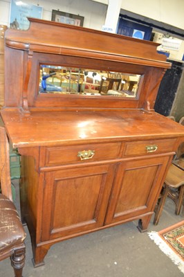 Lot 797 - A 20th Century chiffonier with mirrored back,...