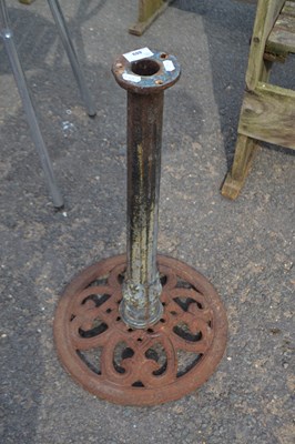 Lot 889 - Cast iron garden table stand