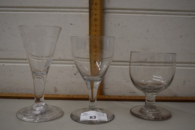 Lot 83 - Three 19th Century drinking glasses