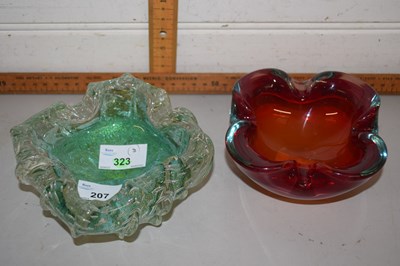 Lot 207 - Two Studio Glass bowls