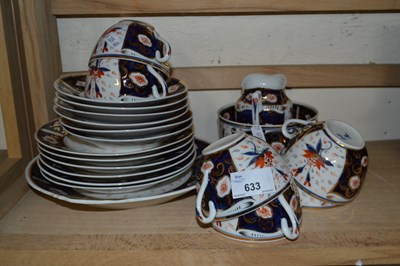 Lot 633 - Quantity of Imari pattern tea wares