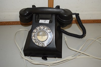 Lot 196A - A black vintage telephone belived to be in...