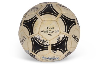 Lot 187 - An Adidas offcial World Cup football from 1982...