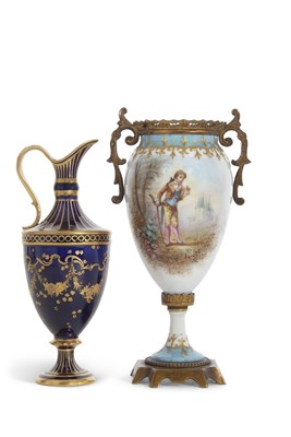 Lot 58 - A late 19th Century continental porcelain...