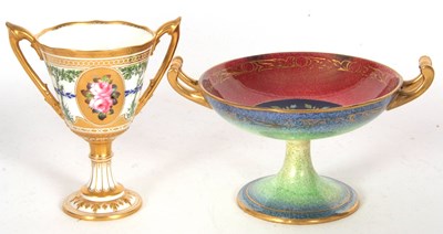 Lot 59 - A Royal Crown Derby chalice type cup of vase...