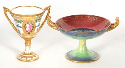 Lot 59 - A Royal Crown Derby chalice type cup of vase...