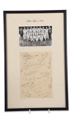 Lot 139 - A framed photograph of the South African...