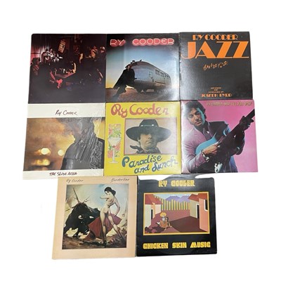Lot 171 - A collection of Ry Cooder 12" vinyl LPs, to...