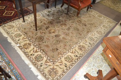 Lot 678 - A 20th Century wool floor rug decorated with a...