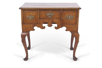 Lot 475 - An early 18th Century walnut low boy with...