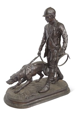 Lot 456 - After Pierre-Jules Mene - a large bronze...