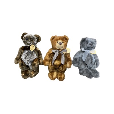 Lot 315 - Three Charlie Bears teddies with original tags,...