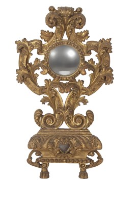 Lot 457 - A most unusual 18th Century gilt wood mirrored...
