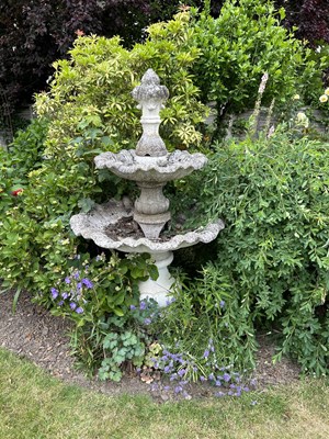 Lot 24 - Composite garden water feature, height approx...