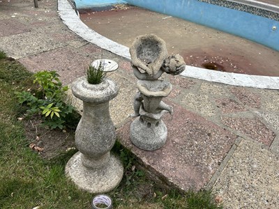 Lot 40 - A small composite garden water feature...