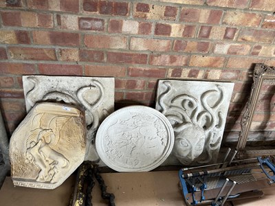 Lot 58 - Four decorative wall plaques