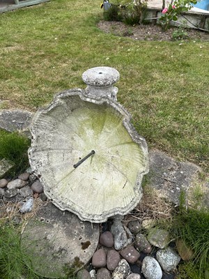 Lot 31a - Large Composite Bird bath