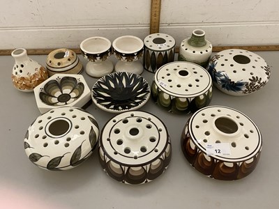 Lot 12 - Mixed Lot: Various Jersey Pottery bowls, vases...