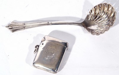 Lot 144 - Mixed Lot comprising a late Victorian silver...