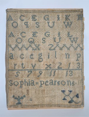 Lot 161 - An early 19th needlework sampler, with...