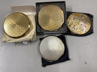 Lot 91 - Collection of four various powder compacts