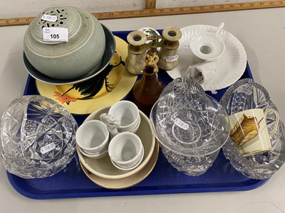 Lot 105 - Mixed Lot: Various glass and ceramics to...