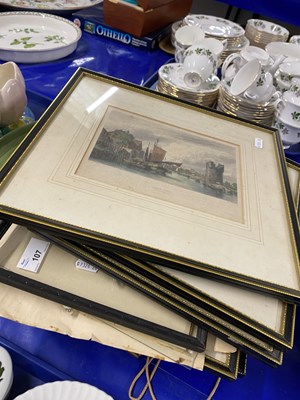 Lot 107 - Collection of mixed pictures to include a...