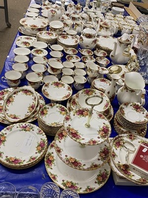 Lot 115 - Royal Albert Old Country Roses - a large and...