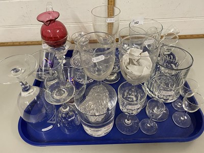 Lot 162 - Mixed Lot: Various assorted drinking glasses