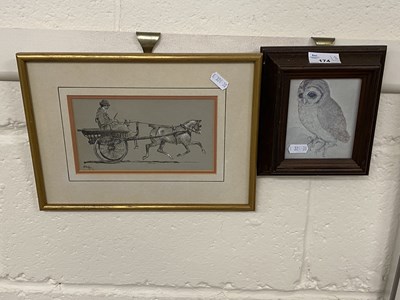 Lot 174 - Snaffles - Study of coach and horse together...