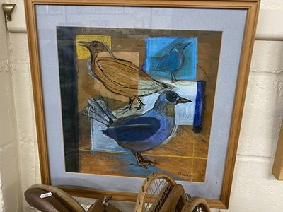 Lot 178 - Abstract study of three birds, indistinctly...