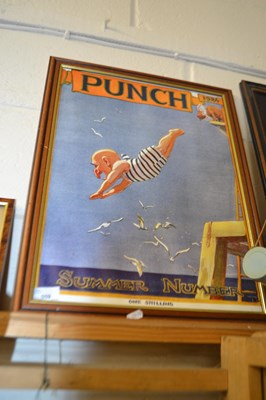 Lot 559 - Framed Punch Summer No 1924 poster