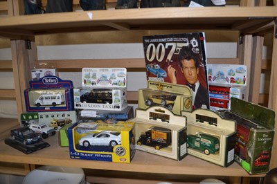 Lot 574 - Collection of various boxed toy cars to...