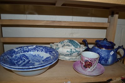 Lot 579 - Mixed Lot: Copeland Spode blue Italian bowls...