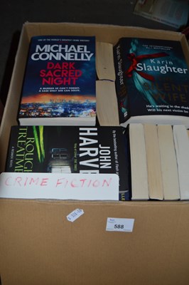 Lot 588 - One box of crime fiction